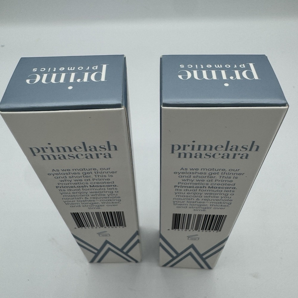 Prime Prometics Primelash Mascara - Lot Of 2- Black NEW Mature Skin 50+ - Picture 3 of 5